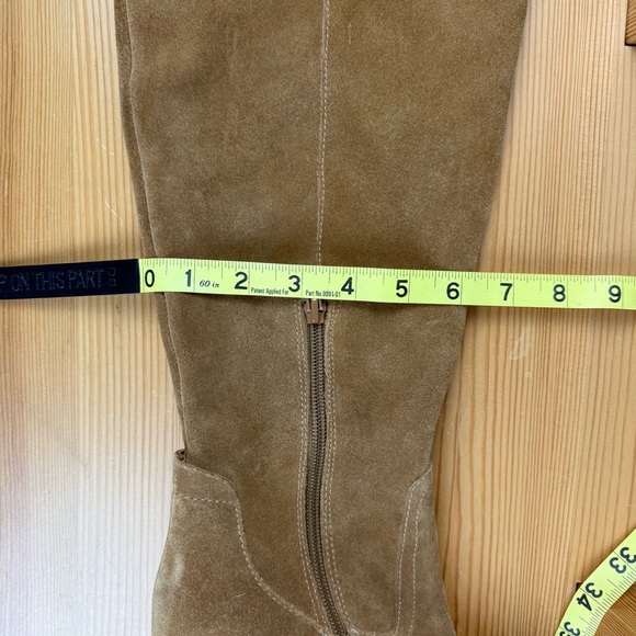 Crown Vintage Tan Suede Heeled Cowgirl Boots - Picture 14 of 16